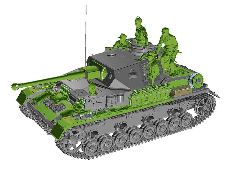 1/35 German Tank Panzerkampfwagen IV Ausf.G (Early Production)