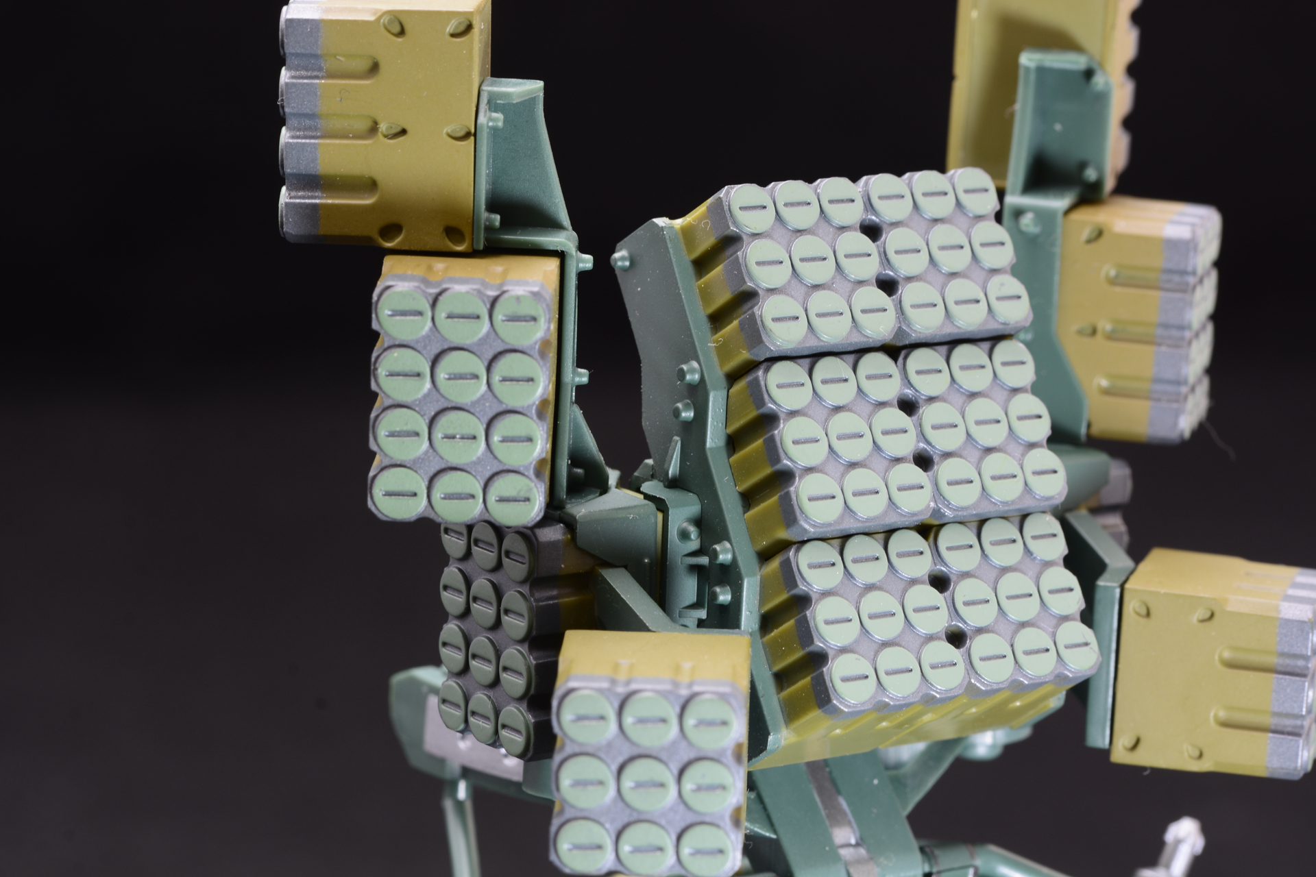 みっしりと詰め込まれたミサイル