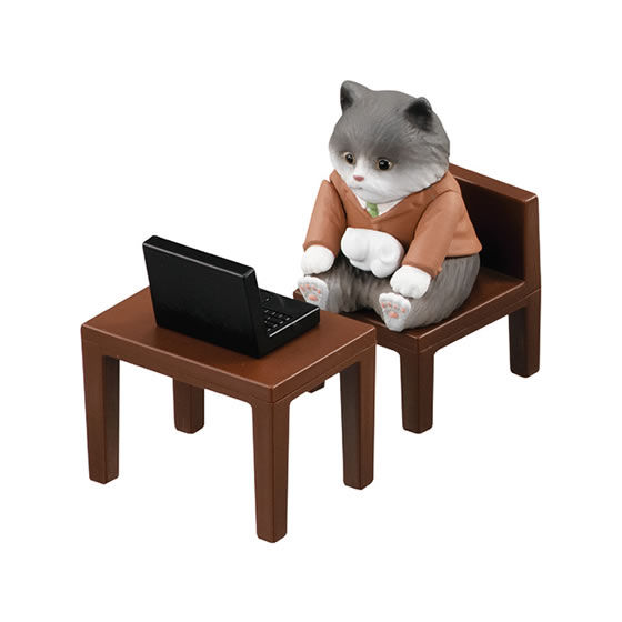 ネコonグレー猫