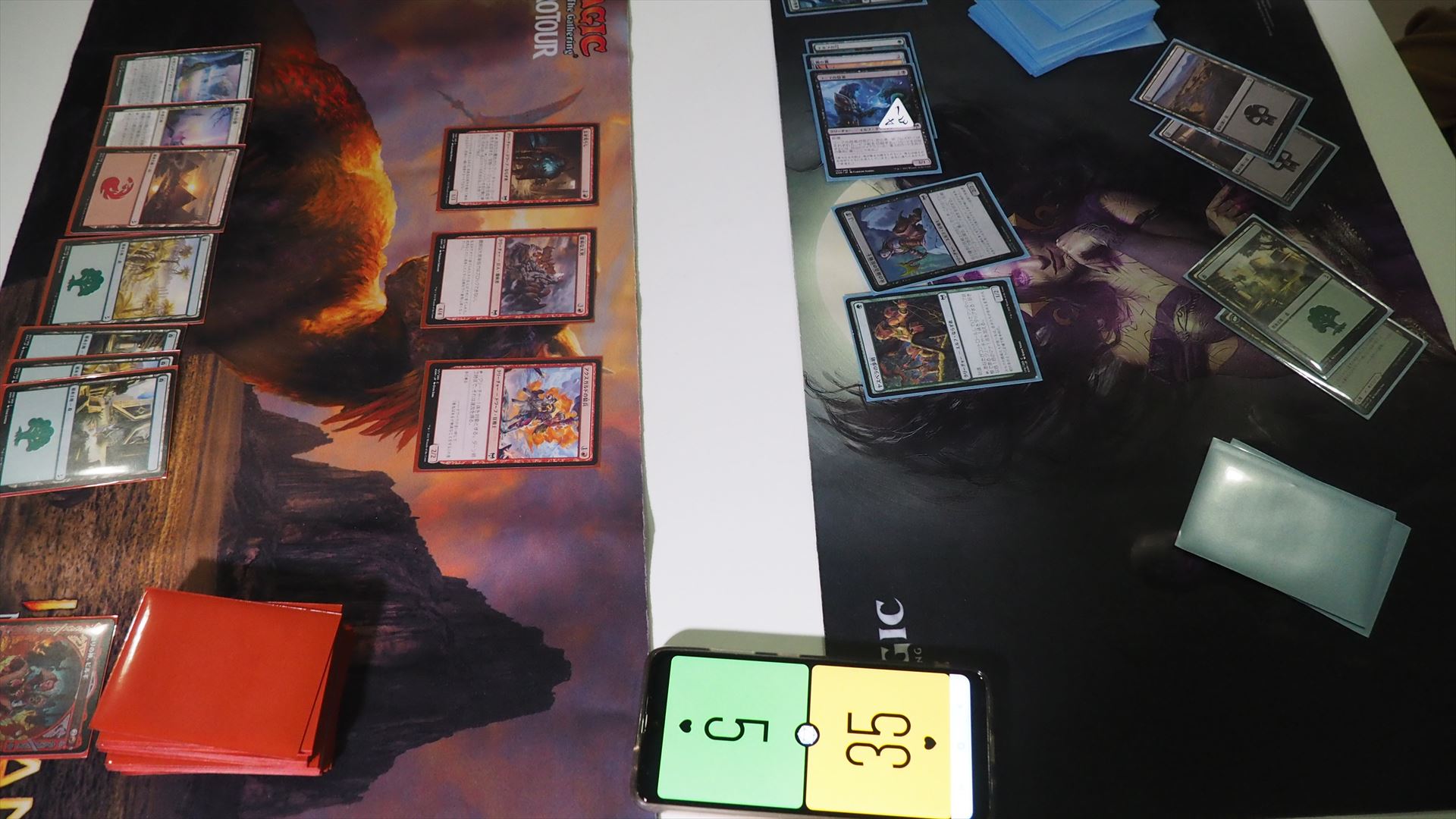 2ゲーム目も息子が勝って、2-0で息子の勝利。2戦全勝で、家庭内プレリの優勝者は息子に決まった