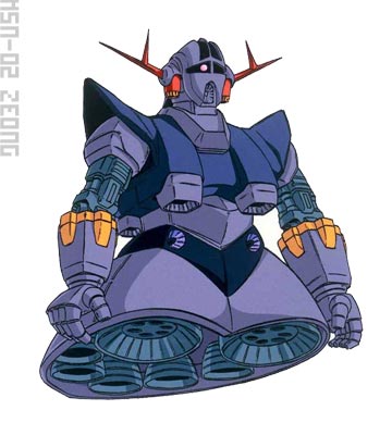 アニメ設定のジオング。当時脚がない斬新なデザインに度肝を抜かれました