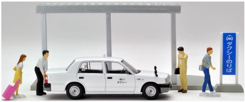 タクシー乗り場の情景が再現できる！ 「ジオコレ64 #カースナ04a