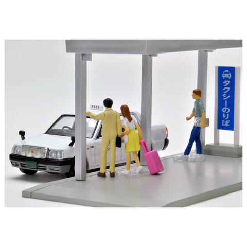 タクシー乗り場の情景が再現できる！ 「ジオコレ64 #カースナ04a