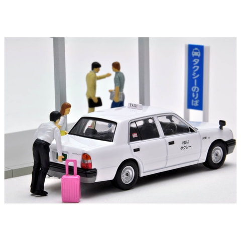 タクシー乗り場の情景が再現できる！ 「ジオコレ64 #カースナ04a