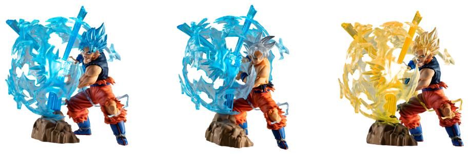 アルティメットルミナスとHGシリーズがコラボレーション！ 第1弾は孫悟空。ガシャポン最大級のサイズ感でかめはめ波を溜める孫悟空が登場。ライトユニット搭載で、かめはめ波が発光！