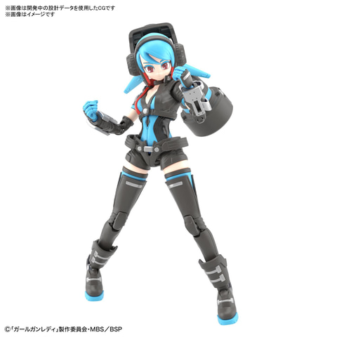 白石聖さん主演の“大人向け特撮”「ガールガンレディ」のプラモデル