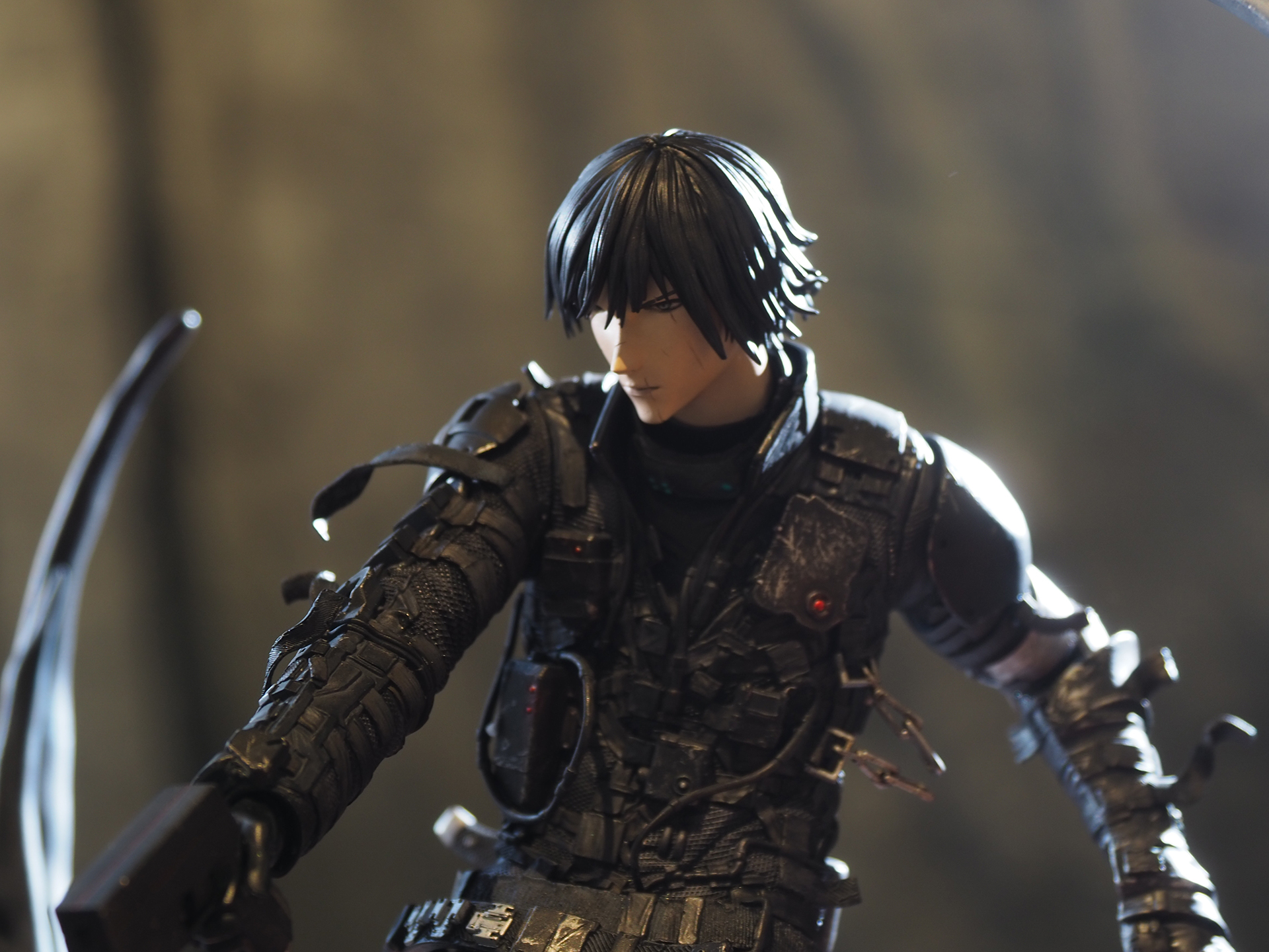 こちらの頭部はアニメ版を再現したもの。