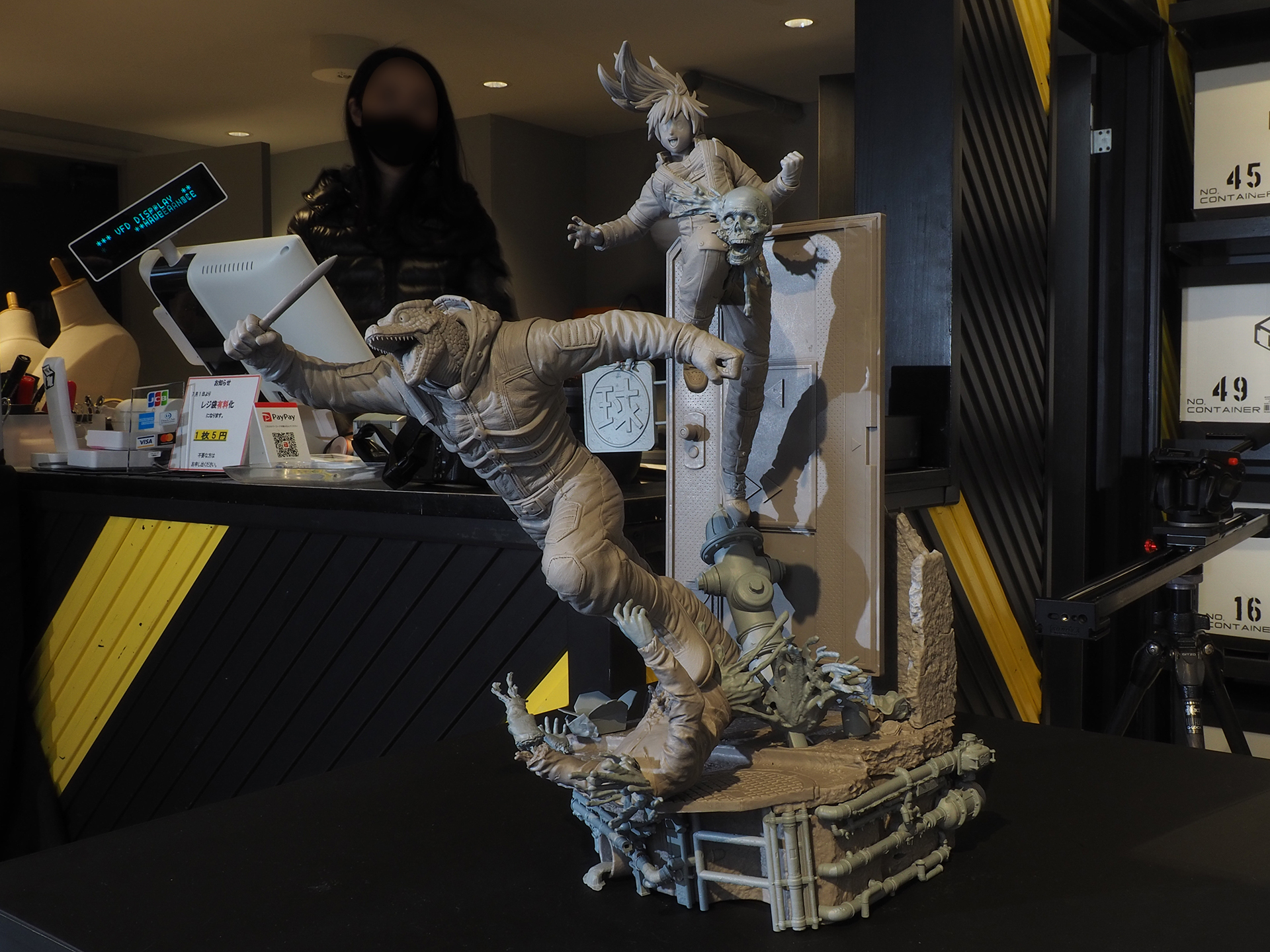 小ぶりな1/8スケールのエリート・フィグミで発売される「カイマン ＆ ニカイドウ」。