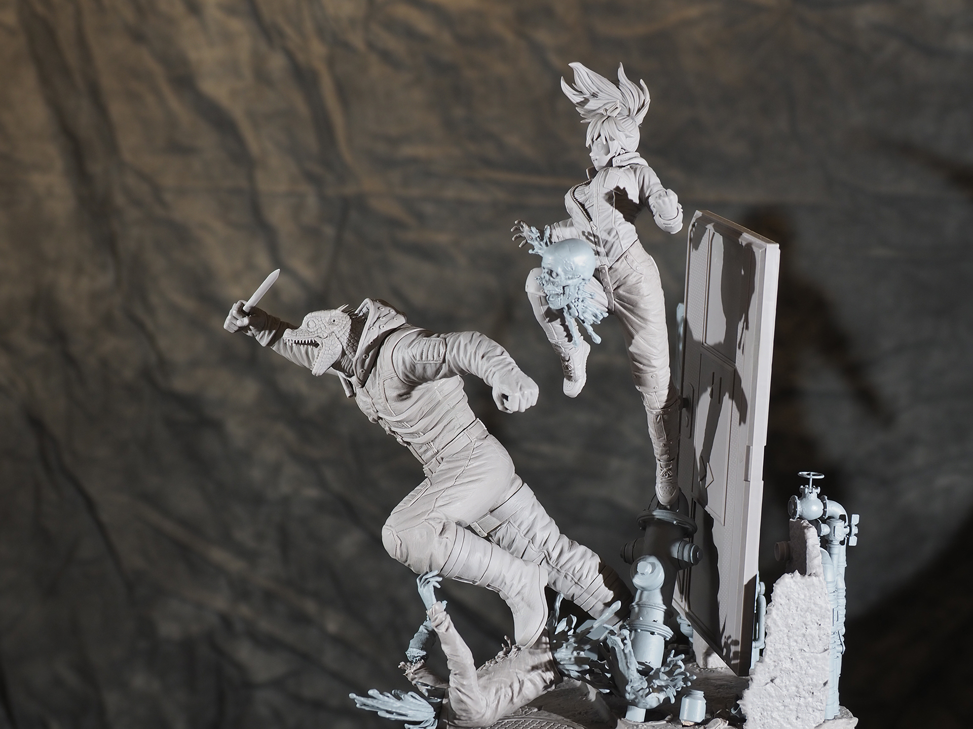 今回の展示では回転台に置かれていたが、360度眺め回したくなる。