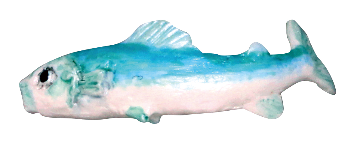 魚のフィギュア付き