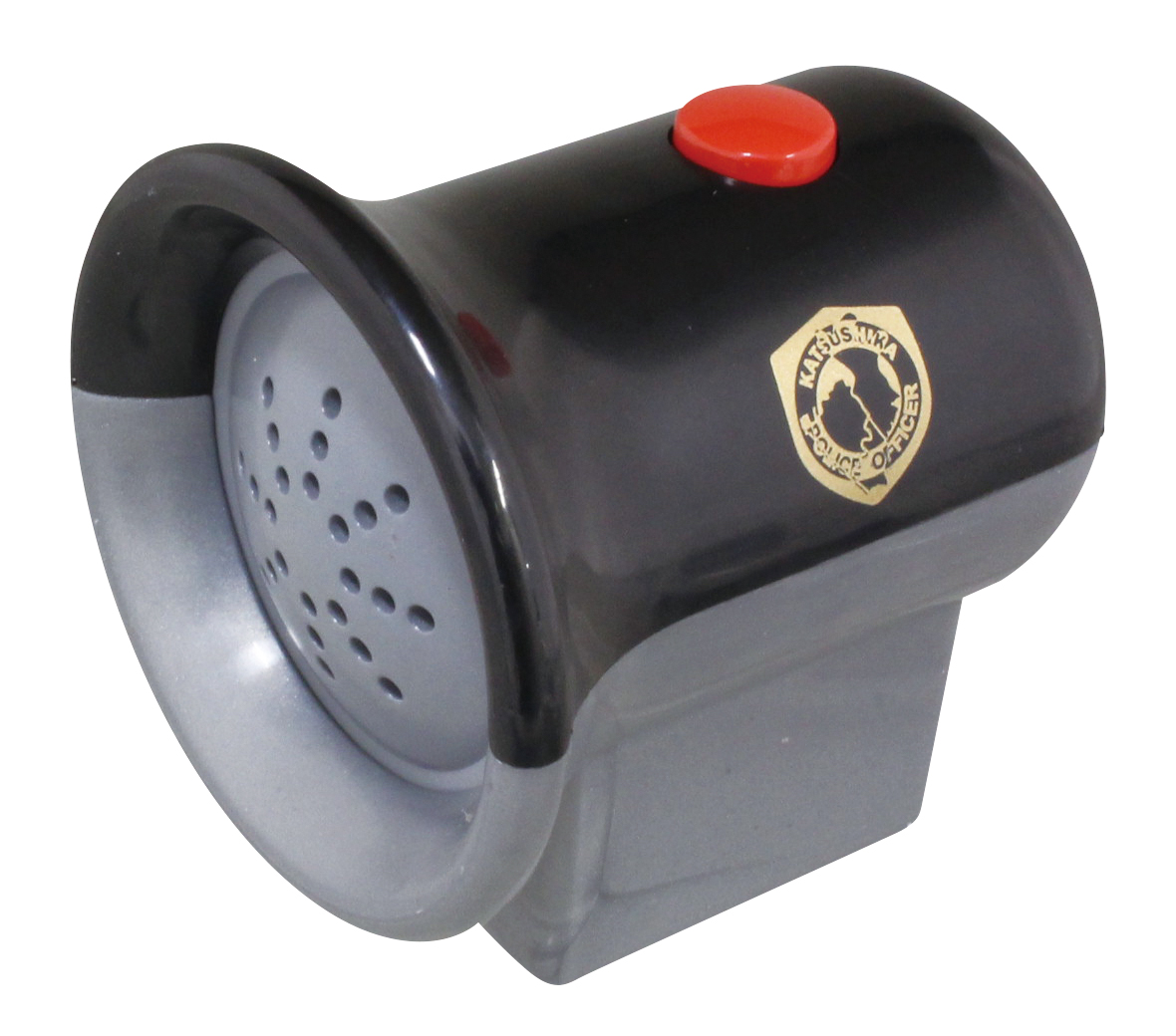 「警告サイレン」は実際に鳴らせる。本体は55mm