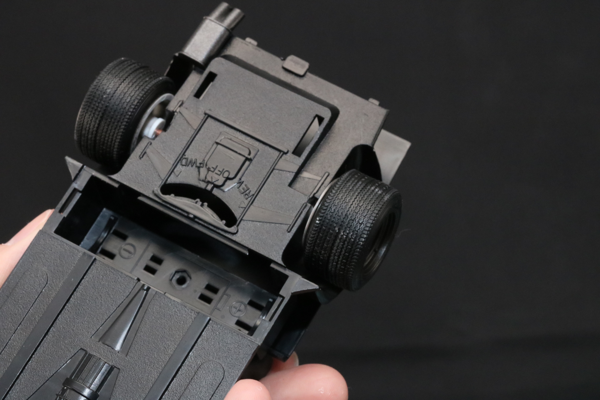 裏面の電池ボックス収納箇所