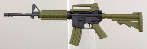 精巧1/3スケール　 ミニチュア　AR15　カモフラージュバージョン 精巧1/3スケール ミニチュア AR15 カモフラージュバージョン