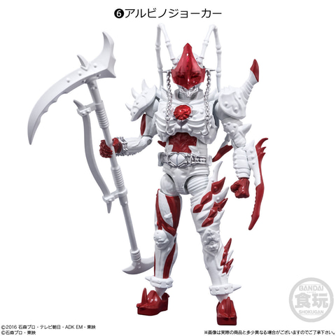 アルビノジョーカーまで立体化！ 食玩「SHODO-O 仮面ライダー5