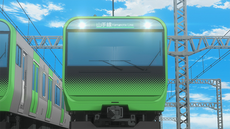 山手線を走行するE235系