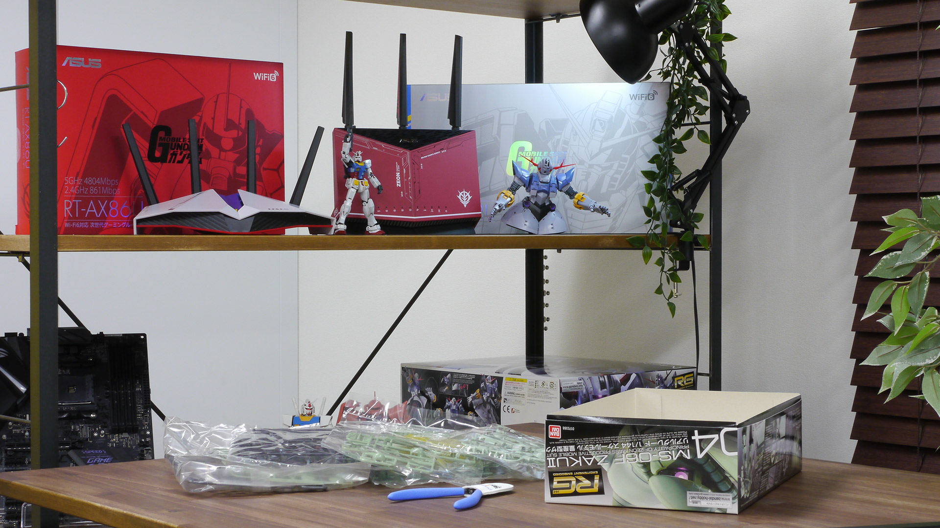 Wi-Fi 6対応ゲーミングPC「ASUS TUF Gaming A17」で使ってみたり、もちろんガンプラ制作のときにも傍らにガンダムルーターがあると楽しい！