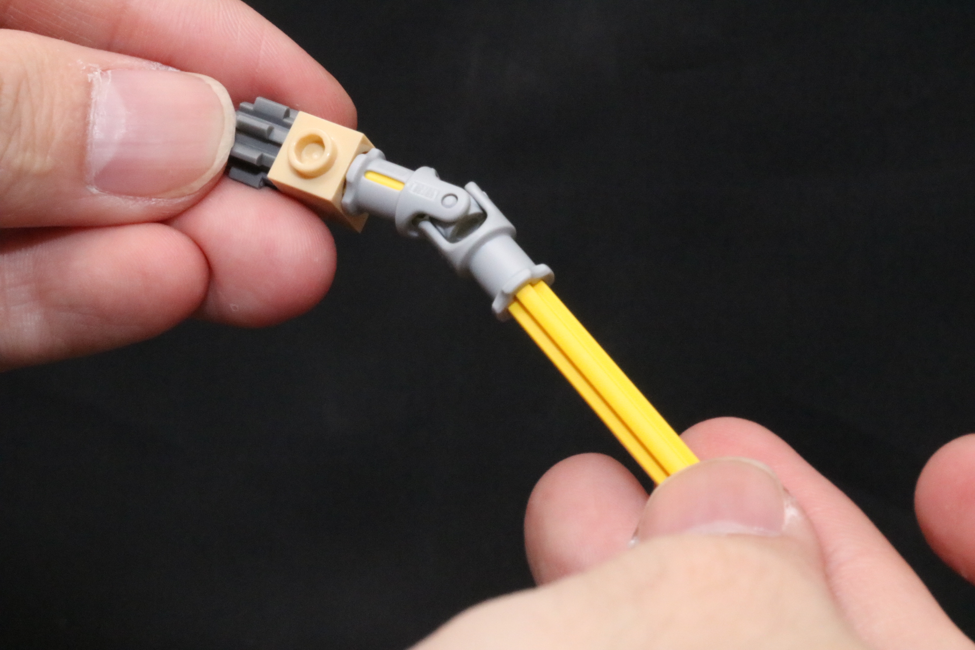 角度を変えることができるシャフトパーツがミソ