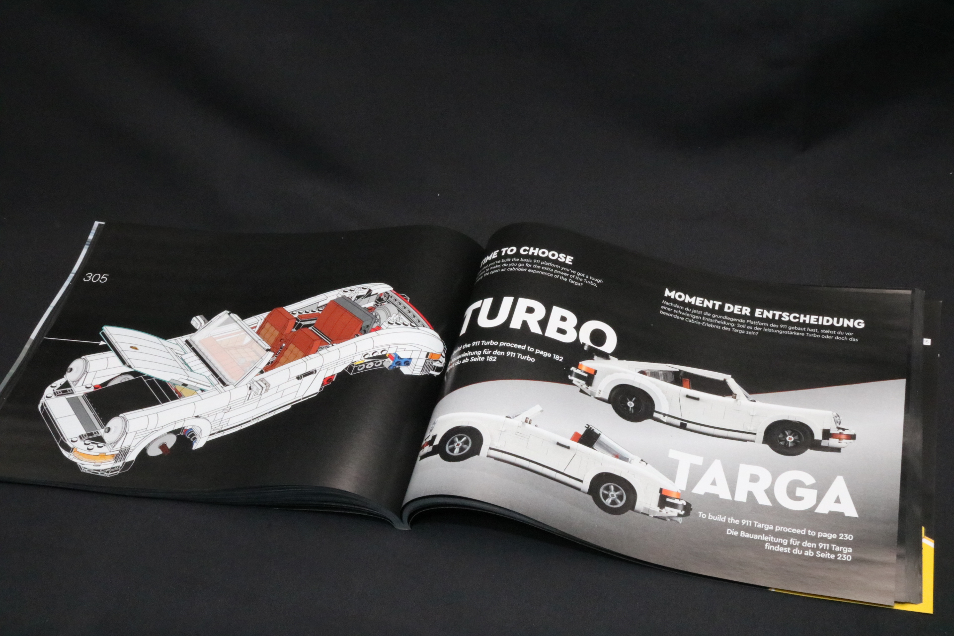 ここから先の組み立てはタルガモデル、ターボモデルのどちらかを選ぶ