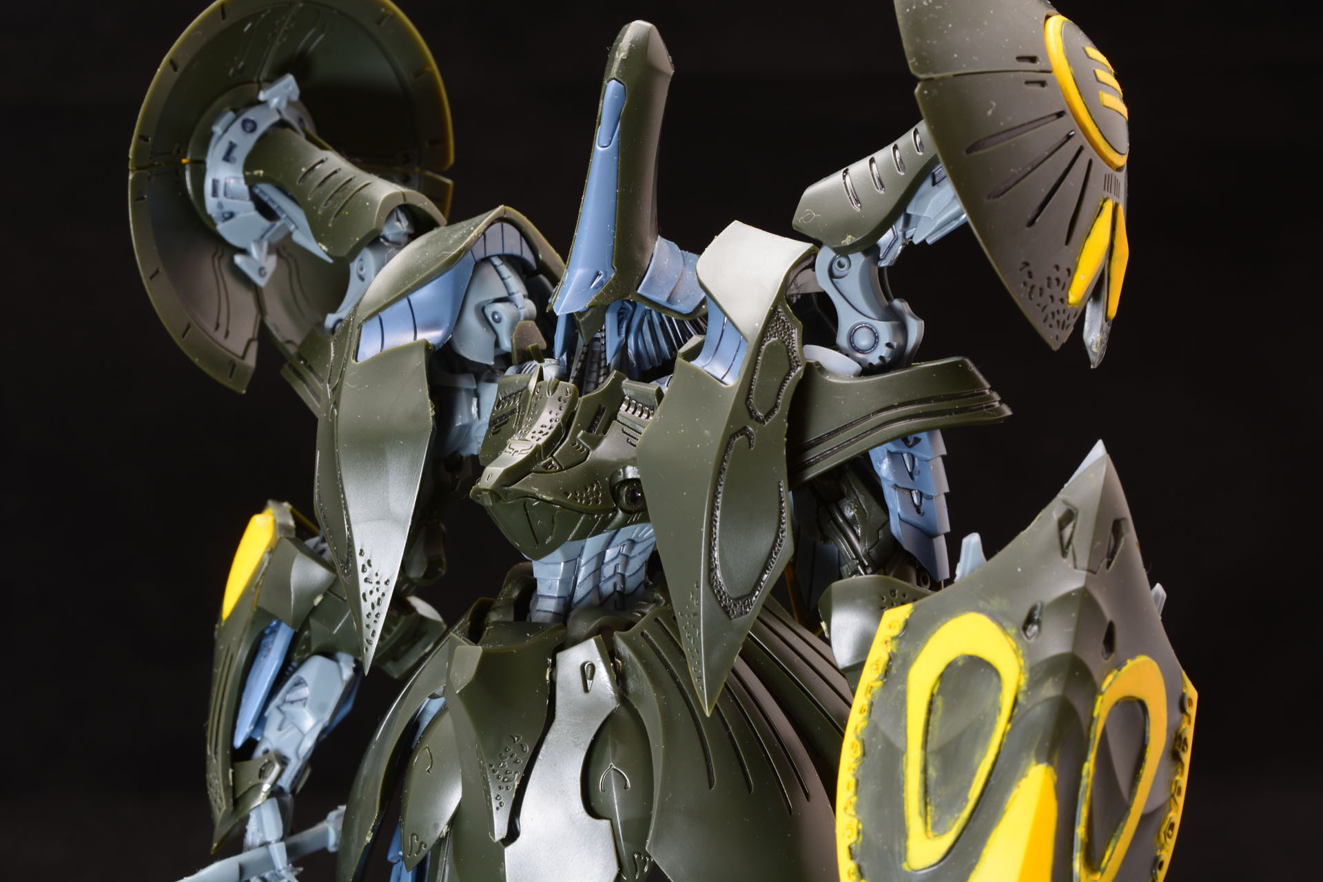 模型スキルが高くなくても組み立てられ、黄色の塗装、スミ入れだけでここまで仕上げられる。キットの魅力を紹介していきたい