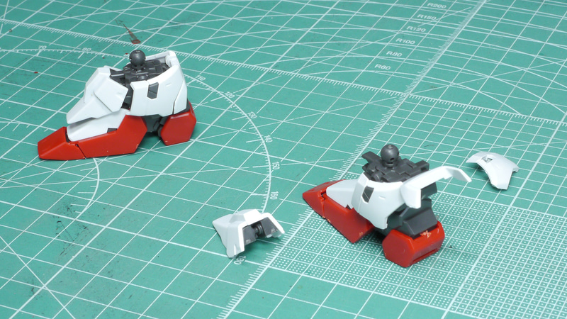 アンクルガードの後端が跳ね上がるのですが、これは何のためだか判りませんでした