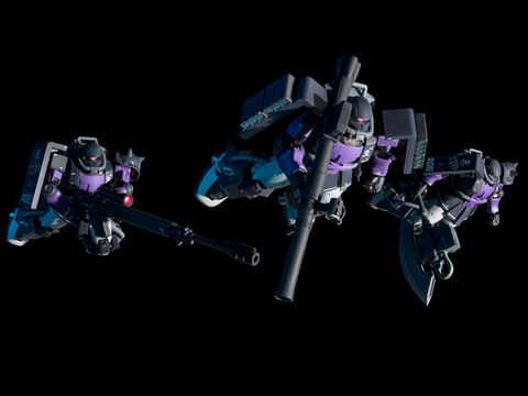 多数の新造パーツで“高機動型”を再現！ 「G.F.F.M.C MS-06R-1A 高機動