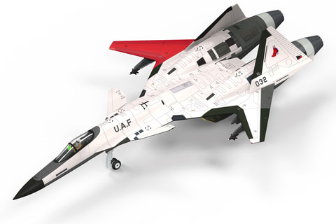 ACE COMBAT」シリーズより、1/144スケールプラモデル「ADFX-01」が本日