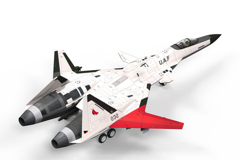 ACE COMBAT」シリーズより、1/144スケールプラモデル「ADFX-01」が本日