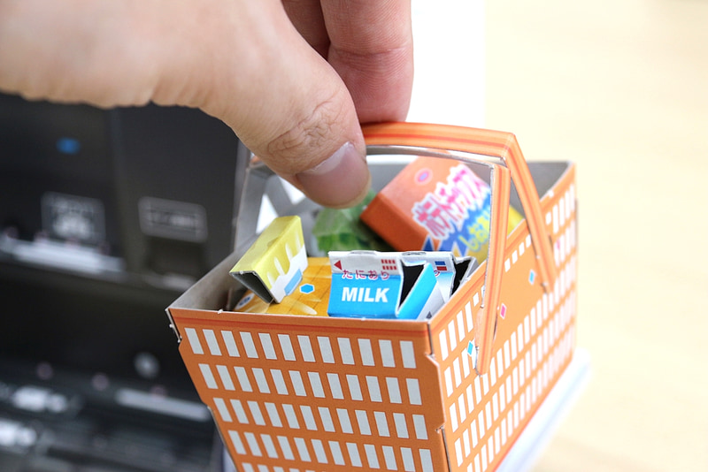 かご置き場に置いて、いざお会計へ