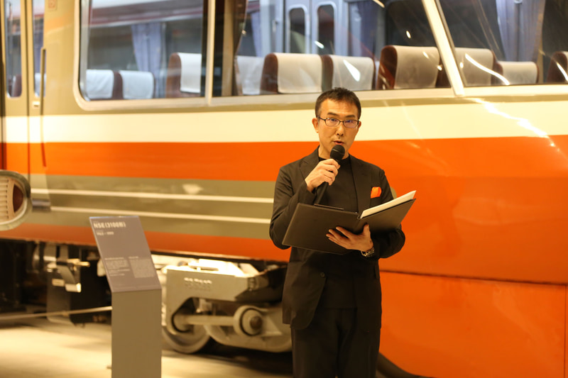 UDS　ロマンスカーミュージアム館長 高橋孝夫氏は「運転士として展示されているロマンスカーすべてに乗務経験がある」という