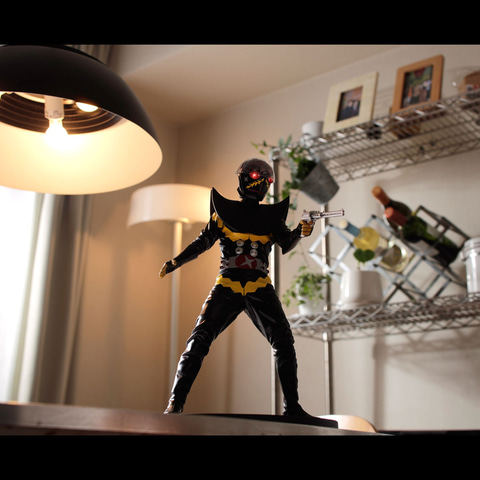 人造人間キカイダー」より、宿敵「ハカイダー」が海洋堂のCharacter