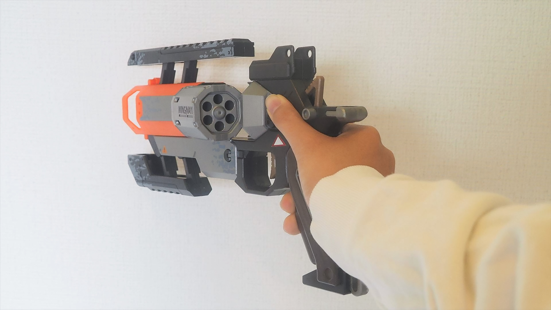 リロード状態を後ろからみたところ