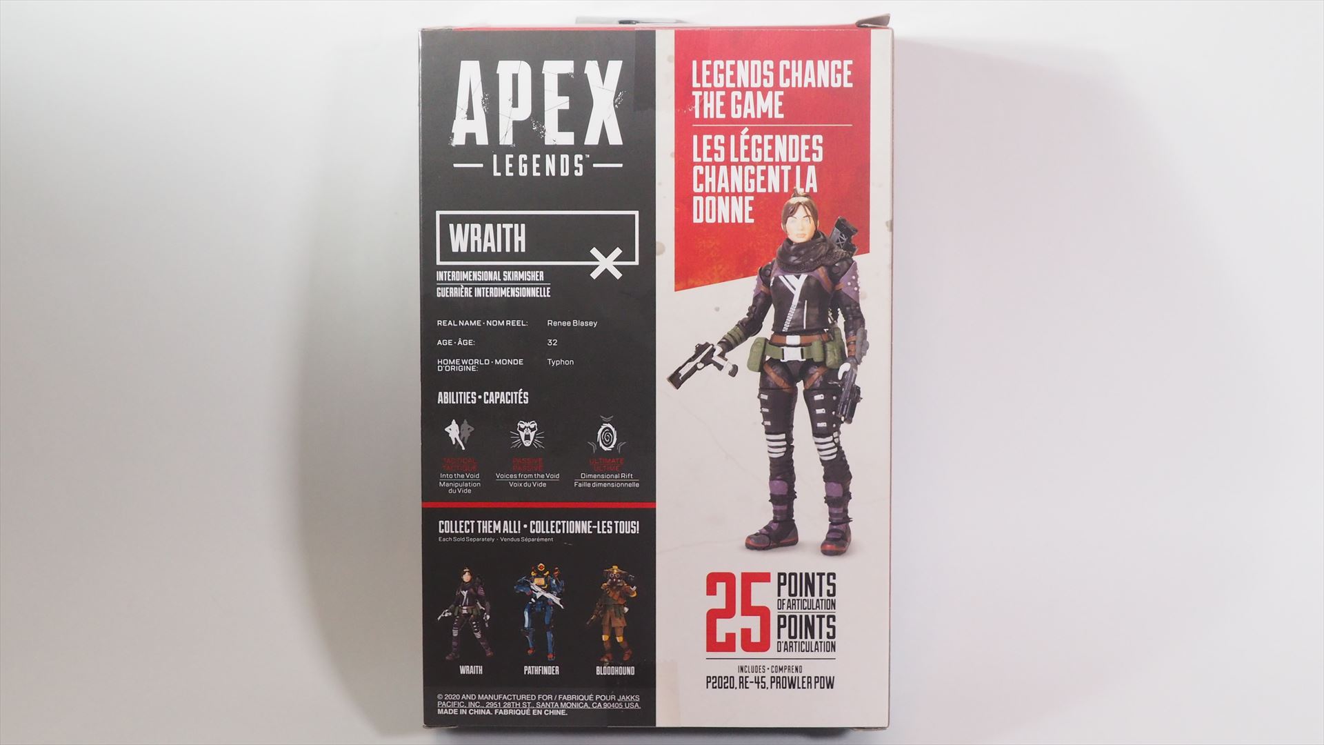 「レイス」のパッケージ裏面