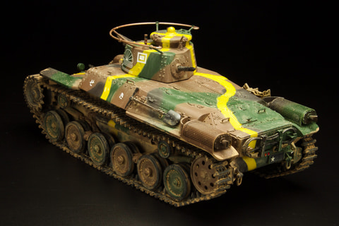 戦車ジオラマ　1/35 日本陸軍97式戦車と戦車兵 戦車ジオラマ 1/35 日本陸軍97式戦車と戦車兵 - メルカリ