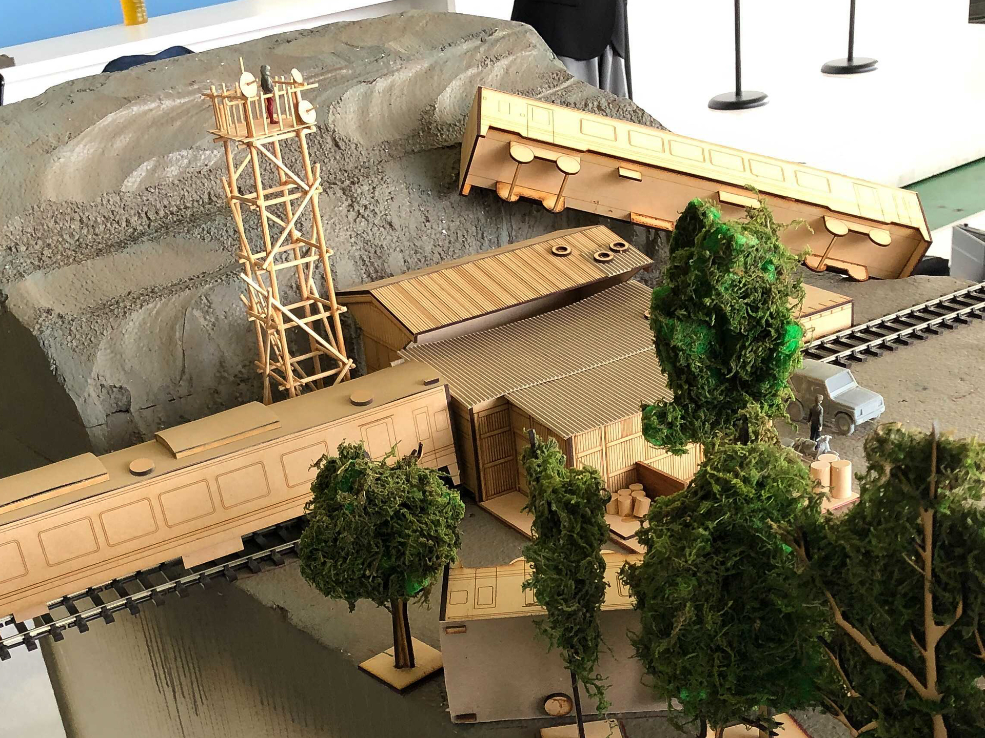 ミニチュアにはキャラクターの姿も