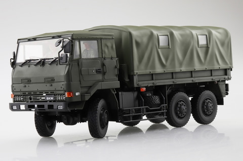 自衛隊の汎用大型トラック「3 1/2tトラック」が1/35スケールの