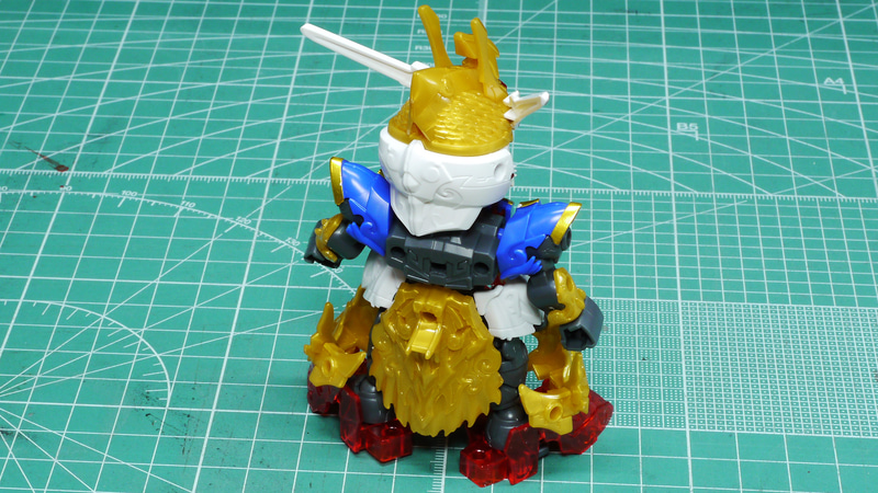 ここまででも十分な存在感の”悟空インパルスガンダム”。装備を付けると更に変わりそうです