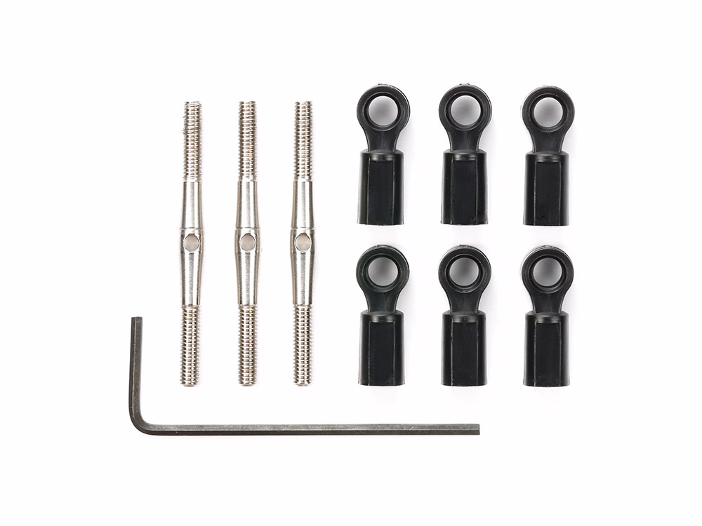 「ホップアップオプションズ No.1818　OP.1818 ターンバックルステアリングセット（G6-01､GF-01）」