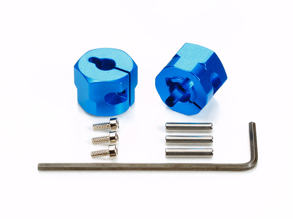 「ホップアップオプションズ No.1610　OP.1610 クランプ式アルミホイールハブ （9mm厚 2個）」