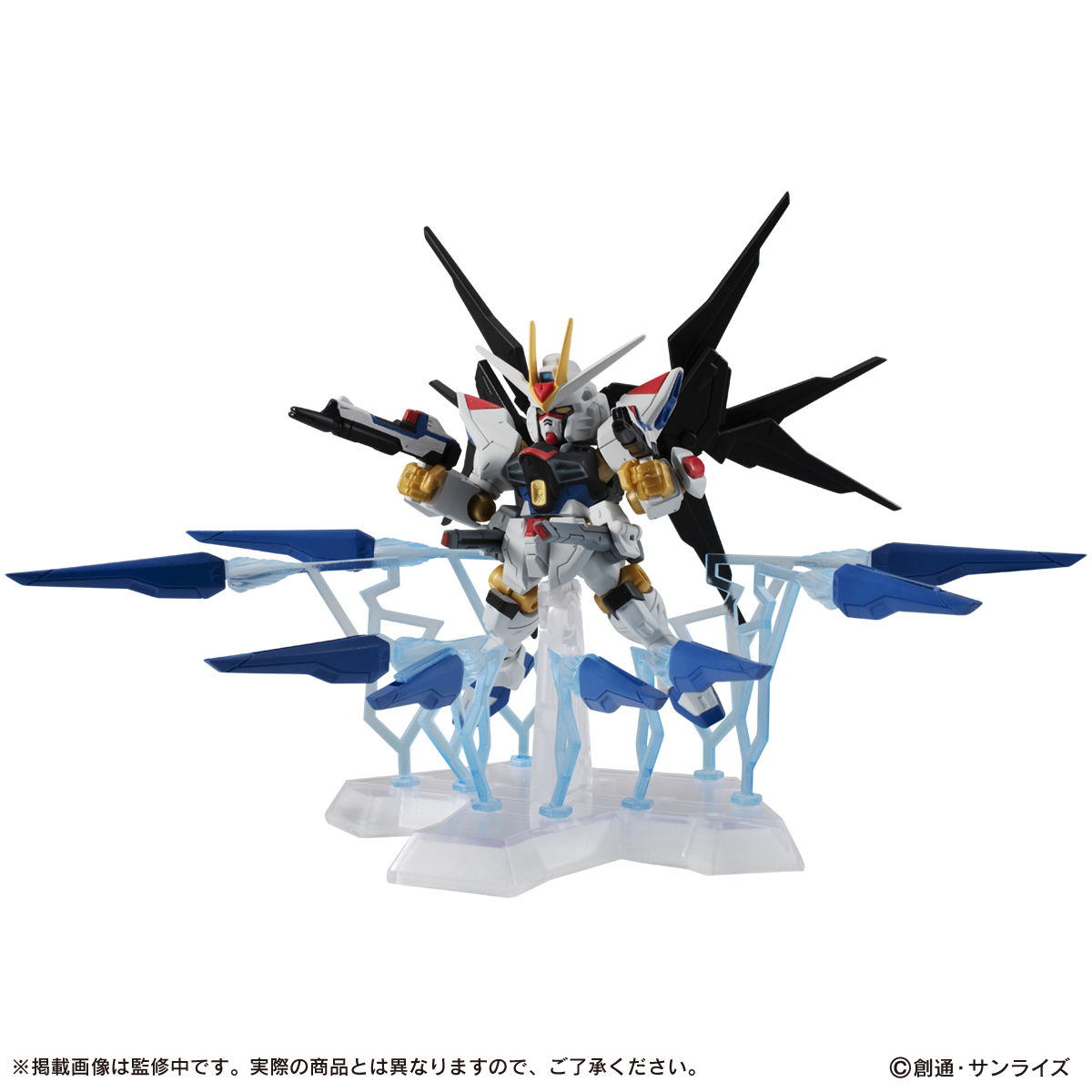 プレミアムバンダイで受注中の「機動戦士ガンダム MOBILE SUIT ENSEMBLE　EX31　ストライクフリーダムガンダム」9月発送予定で、価格は4,950円（税込）
