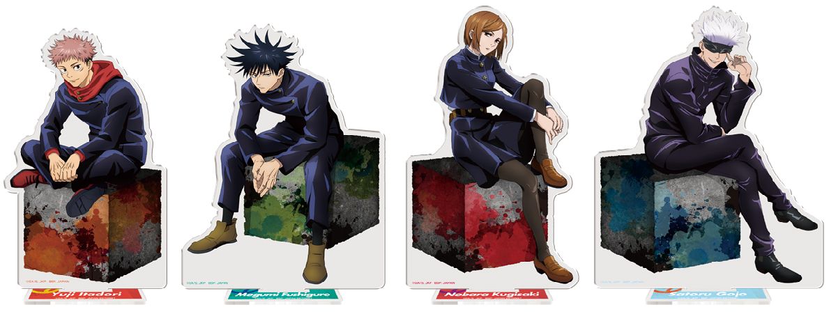 描きおろしイラストを使用した、大きめのアクリルプレート。全4種/縦約13cm