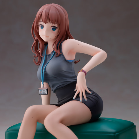 わきの下のほくろがセクシーなフィギュア「ほくろの多い先輩OL