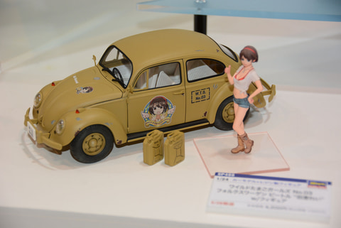 静岡ホビーショー 乗り物の横に女の子を配置すると イメージが大きく広がる ハセガワが提示するプラモデルマジック Hobby Watch