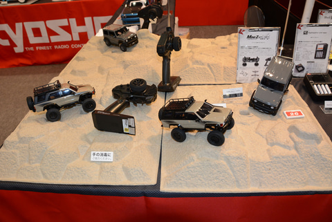 静岡ホビーショー】京商のオフロードRC「ミニッツ4×4」シリーズ