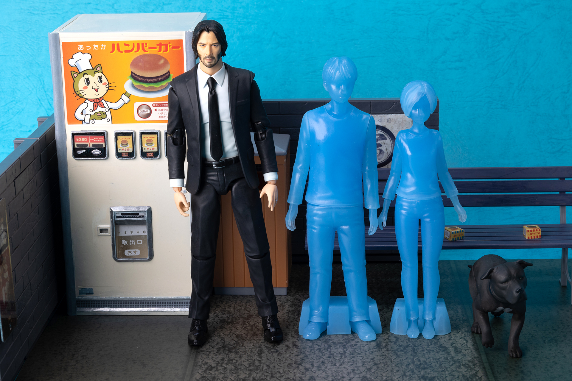 やはり1/12というサイズ感は汎用性が高くて、フィギュアにもピッタリです