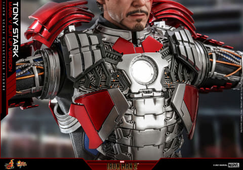 アイアンマンマーク2 トニースタークヘッド アイアンマンマーク2 トニースタークヘッド ホットトイズ アイアンマン