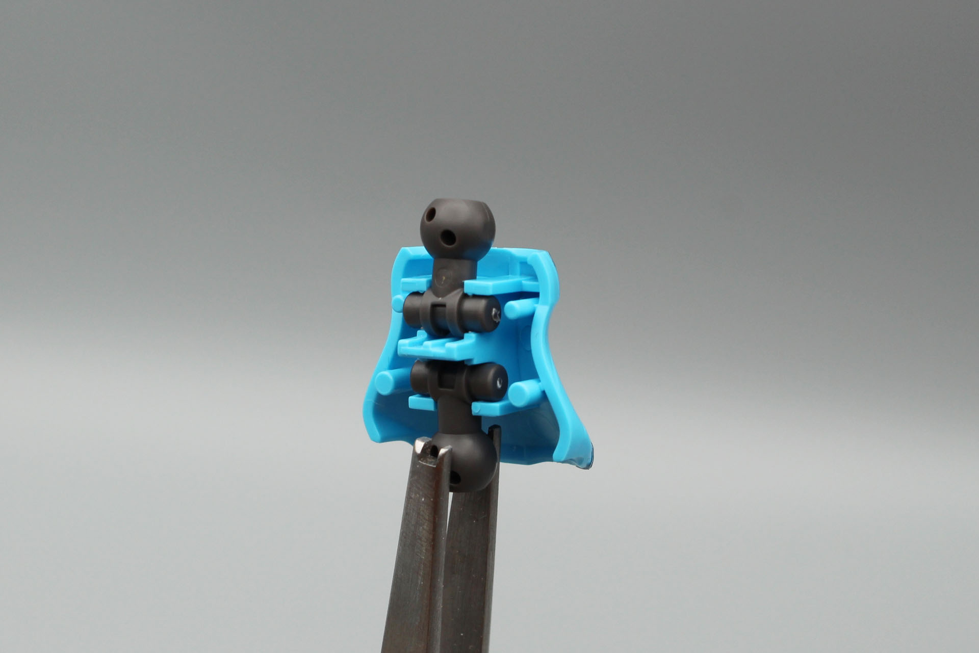 腹部には前後に可動するジョイントが組み込まれている