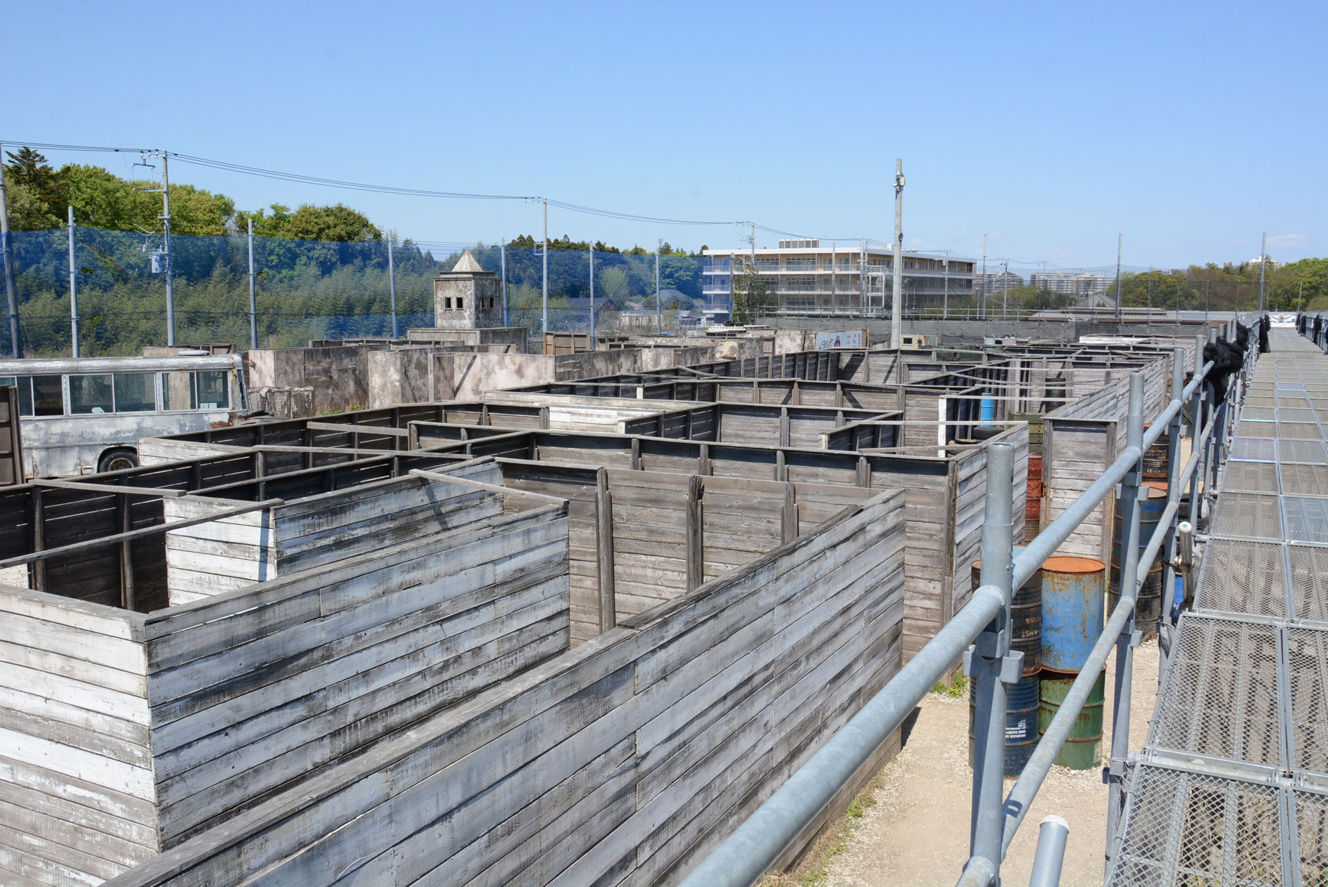 中東の市街戦をイメージした「Aフィールド」