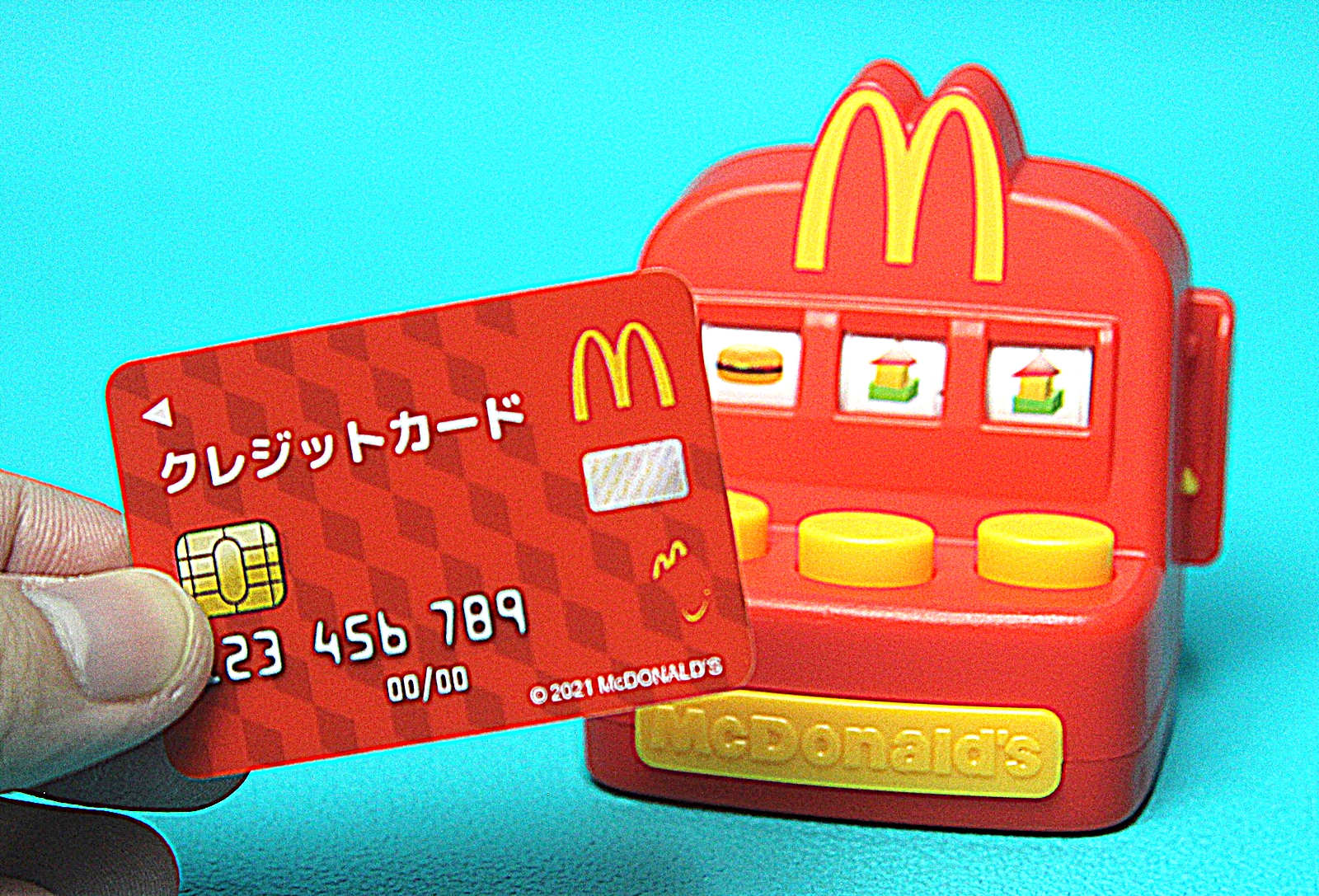 クレジットカードを模したカードが付いてくる