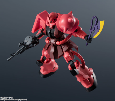 GUNDAM UNIVERSE」シリーズより、「νガンダム」、「シャア専用ザクII
