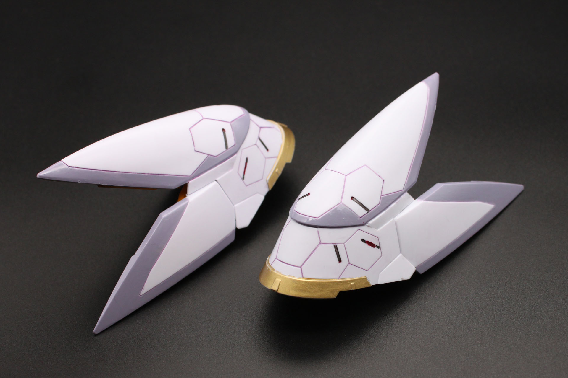 脚部のユニット。今回の部分塗装のキモだったかなあと。